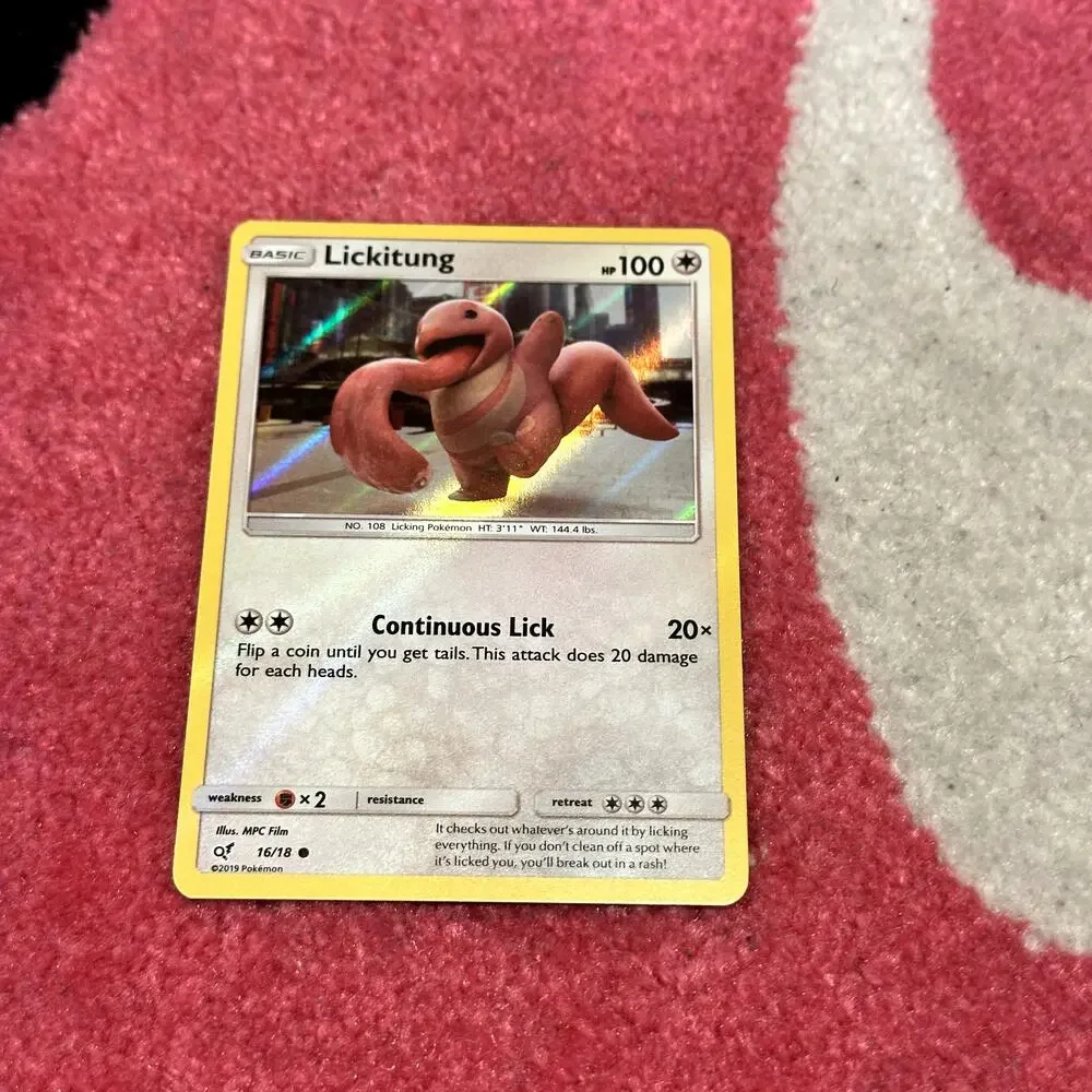 Lickitung #16 – Pokémon Detective Pikachu – Holo – As Pictured